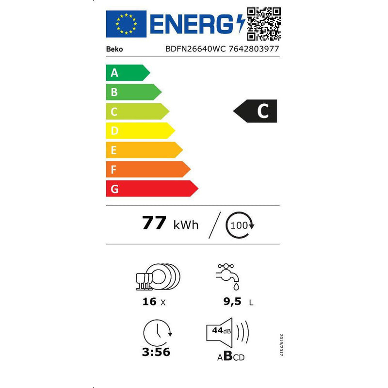 Beko BDFN26640WC - Vaatwasser - HygieneShield - Wit