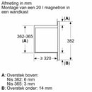 Bosch BFL523MB4 - Serie 2 - Inbouwmagnetron - Zwart
