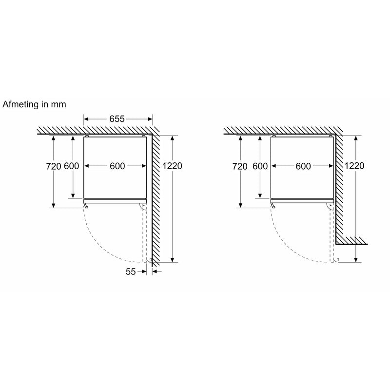 Siemens KG39NXIBF - IQ300 - Koel-vriescombinatie - Vrijstaand - Inox