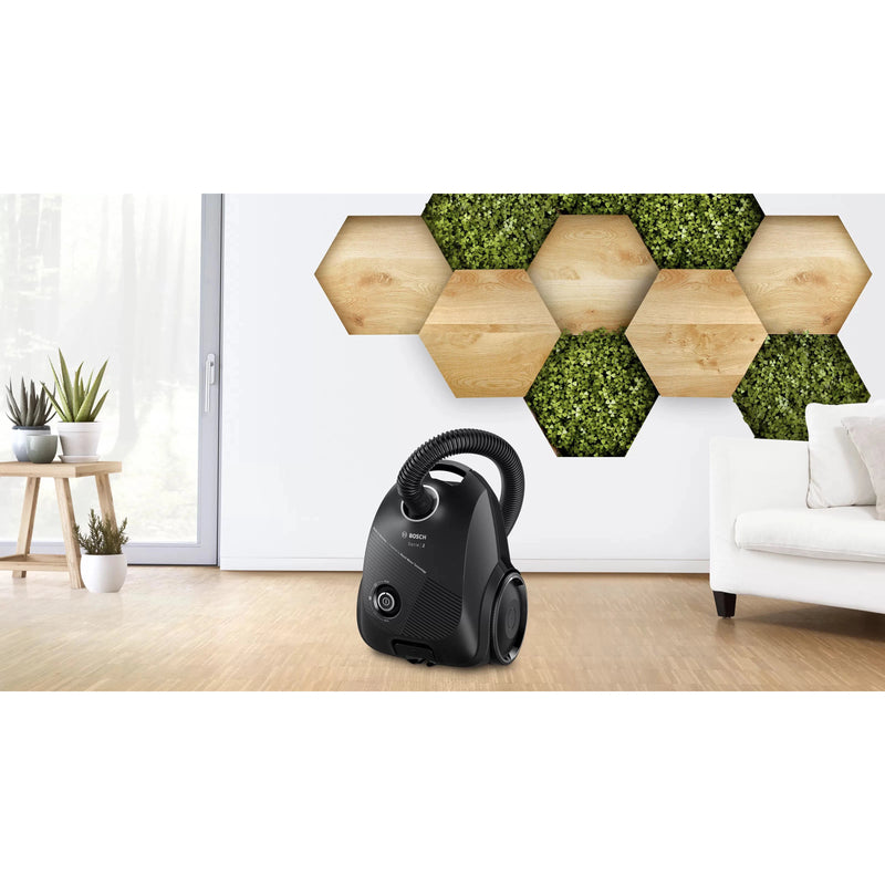 Bosch BGBS2BA1P - Serie 2 - Stofzuiger met zak - Zwart