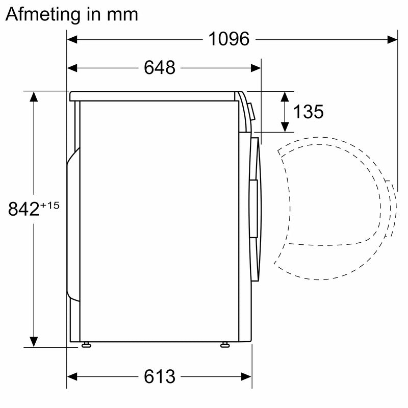 SIEMENS WP31G206FG - IQ500 - Condensatiedroger - 8 kg