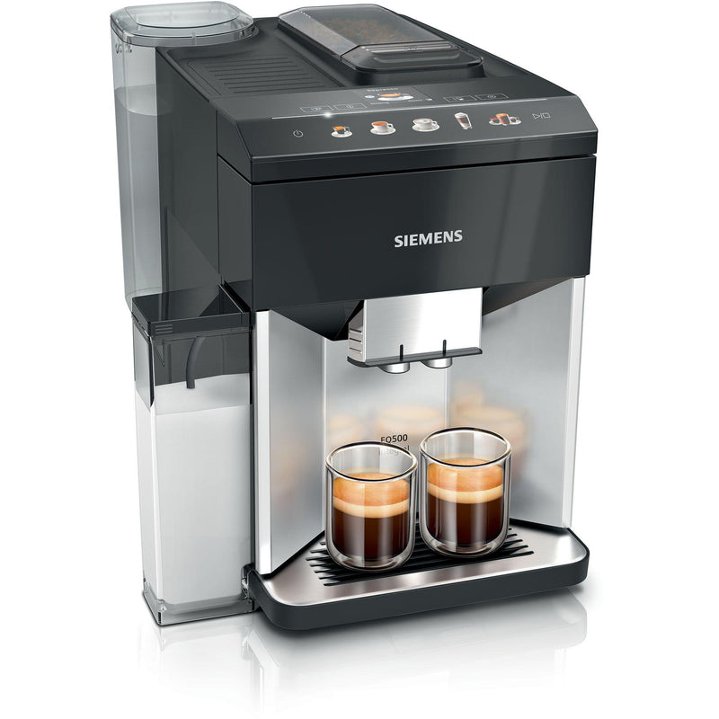 Siemens TQ513R01 - EQ500 - Espresso volautomaat - Zilver/Piano black - Waterreservoir