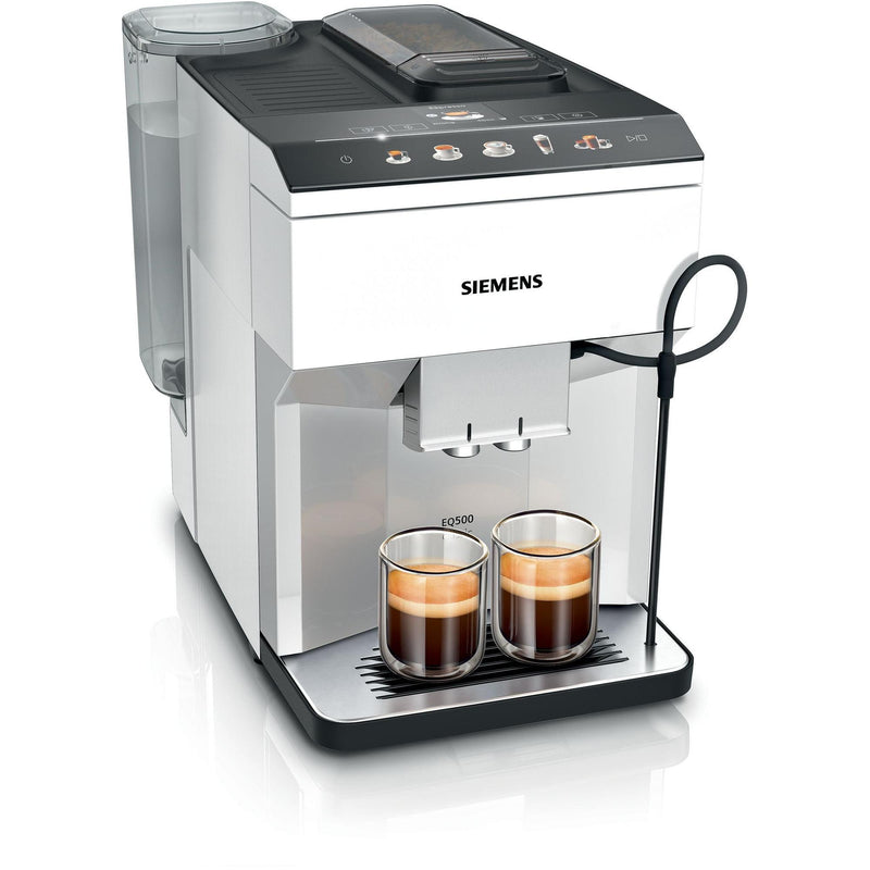 Siemens TP515R02 - EQ500 -  Espresso volautomaat classic - Zilver/Wit - Waterreservoir