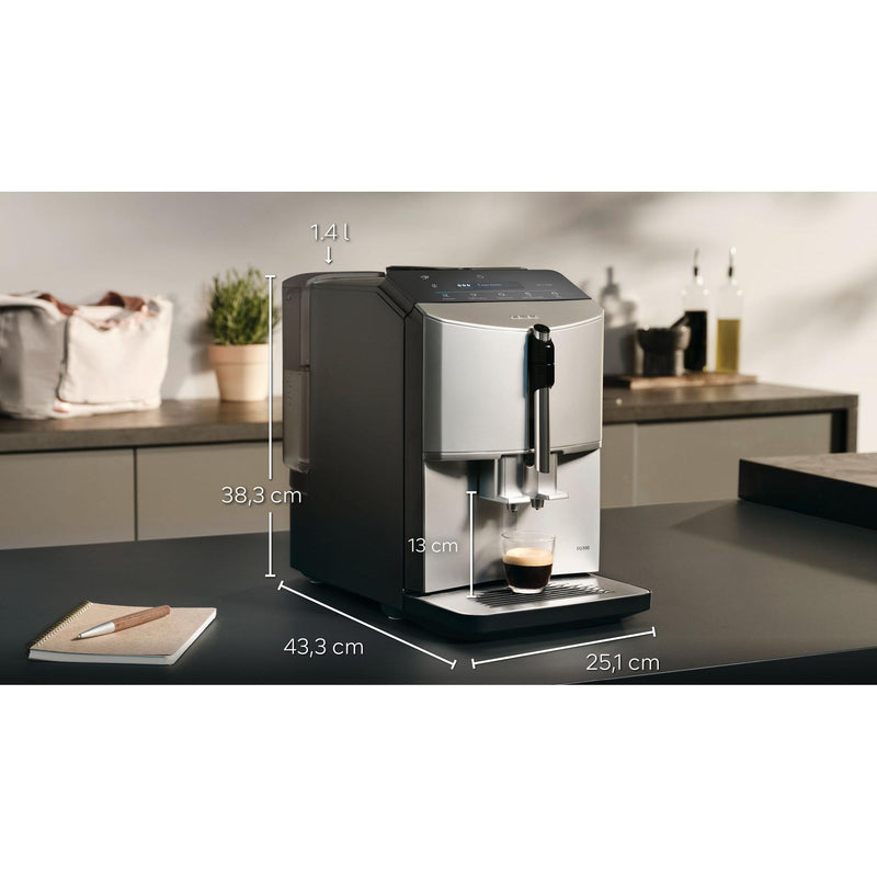 Siemens TF303E07 - EQ300 - Espresso volautomaat - Zilver metallic - Waterreservoir