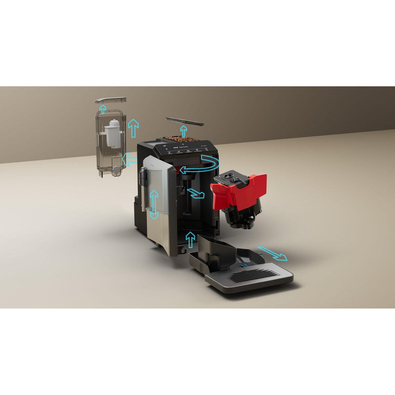 Siemens TF303E07 - EQ300 - Espresso volautomaat - Zilver metallic - Waterreservoir
