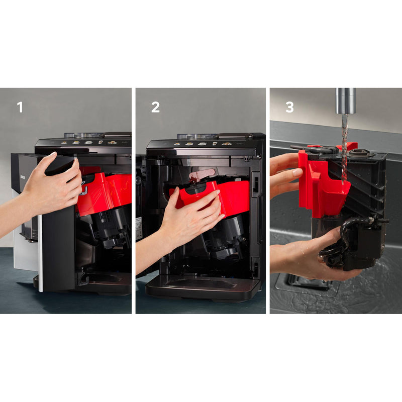 Siemens TQ513R01 - EQ500 - Espresso volautomaat - Zilver/Piano black - Waterreservoir