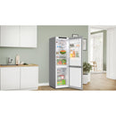Bosch KGN362LBF - Serie 4 - koel-vriescombinatie - 186 x 60 cm - metal look - Total No Frost