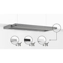 Bosch DFR097A52 - Serie 4 - Telescopische dampkap - 90 cm - Zilver metallic