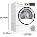 Bosch WQG235DEFG - Serie 6 - Droogkast met warmtepomp - 8 kg