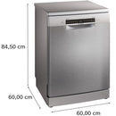 Bosch SMS4EMI06E - Serie 4 - Vrijstaande vaatwasser - 60 cm - Geborsteld staal AntiFingerprint
