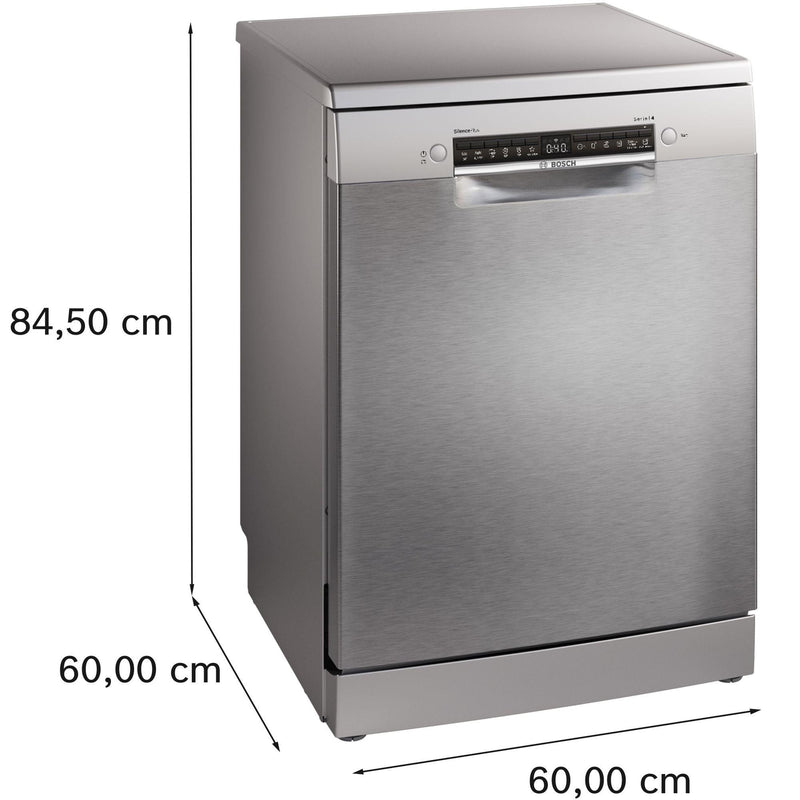 Bosch SMS4EMI06E - Serie 4 - Vrijstaande vaatwasser - 60 cm - Geborsteld staal AntiFingerprint