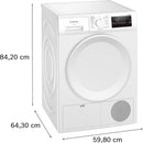 Siemens WT43H00AFG - iQ300 - Droogkast met warmtepomp - 8 kg