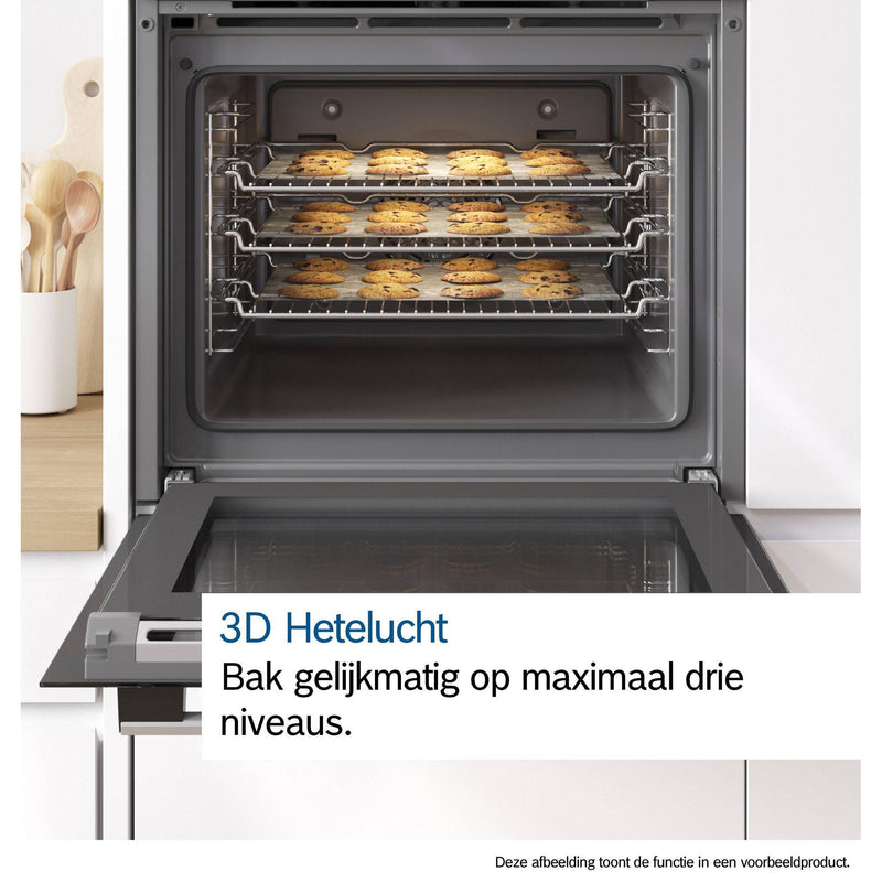 Bosch HBG578EB7 - Serie 6 - Inbouwoven - 60 x 60 cm - Zwart