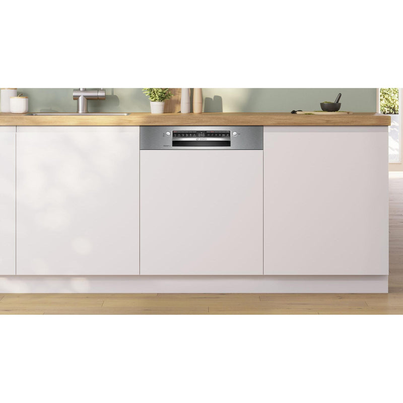 Bosch SMI4ECS28E - Serie 4 - Integreerbare vaatwasser - 60 cm - Geborsteld staal