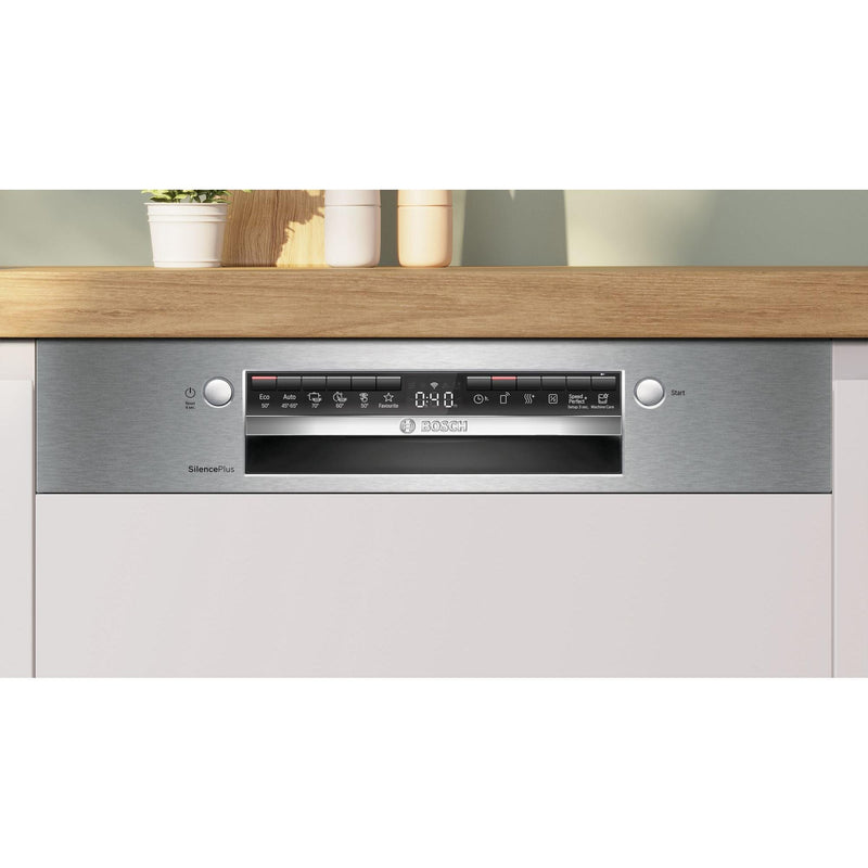 Bosch SMI4ECS28E - Serie 4 - Integreerbare vaatwasser - 60 cm - Geborsteld staal
