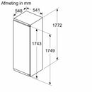 Bosch KIL82VFE0 - Serie 4 - Inbouw koelkast met diepvriesgedeelte - 177.2 x 54.1 cm