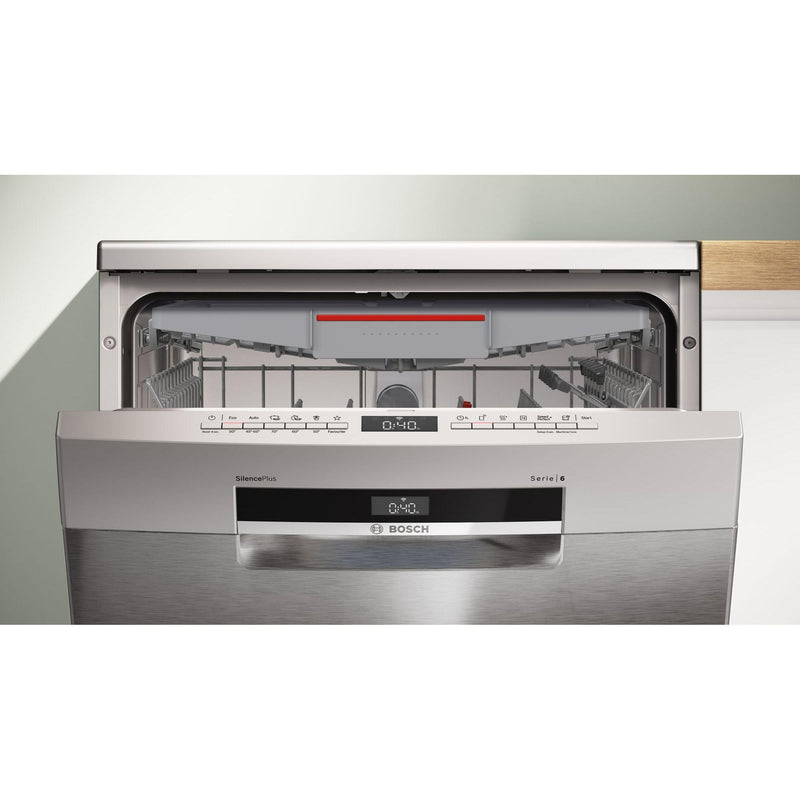 Bosch SMS6ECI15E - Serie 6 - Vrijstaande vaatwasser - 60 cm - Geborsteld staal AntiFingerprint
