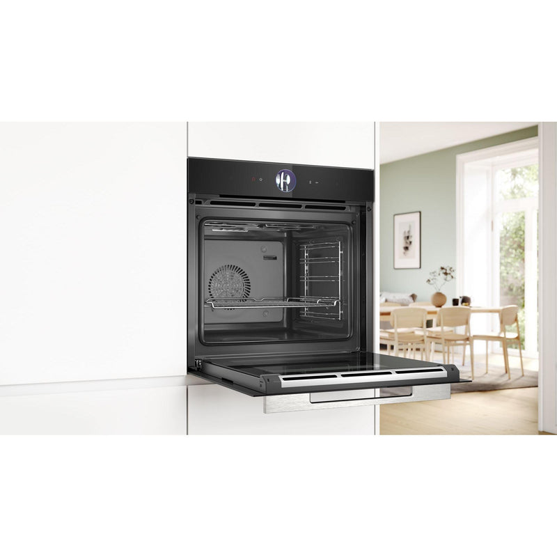 Bosch HRG7361B1 - Serie 8 - Multifunctionele oven met toegevoegde stoom - 60 x 60 cm - Zwart