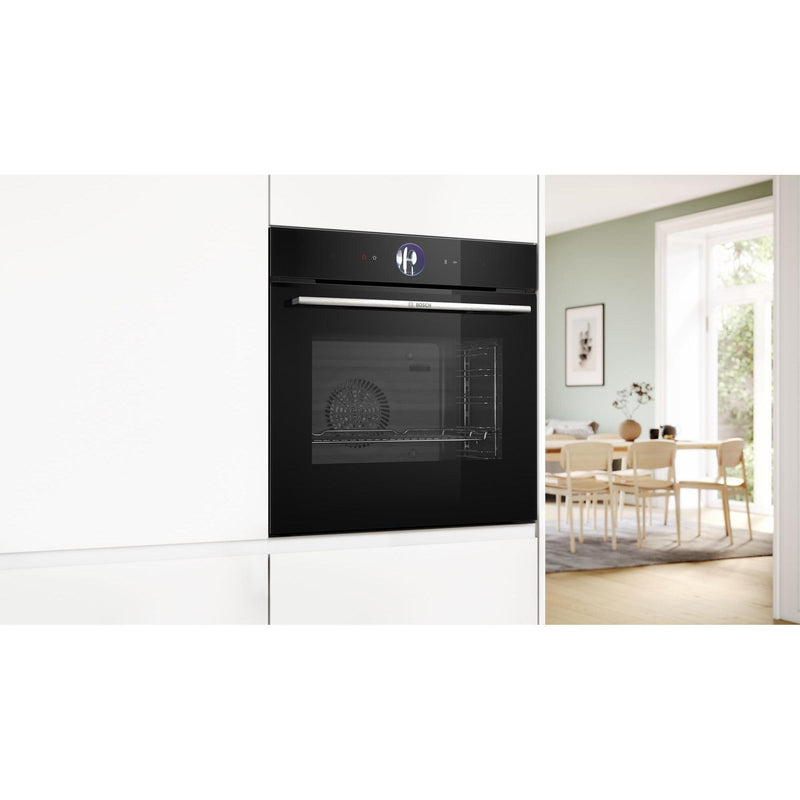 Bosch HRG7361B1 - Serie 8 - Multifunctionele oven met toegevoegde stoom - 60 x 60 cm - Zwart