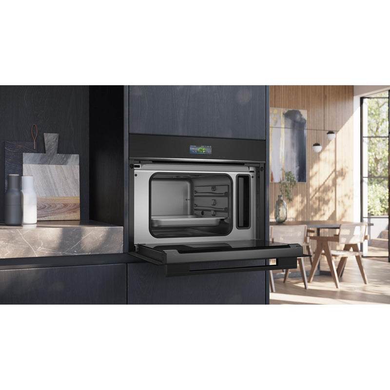 Siemens CD714GXB1 - iQ700 - Inbouw stoomoven - 60 x 45 cm - Zwart