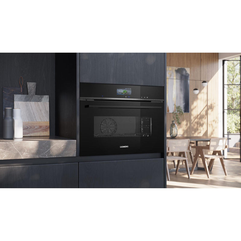 Siemens CS736G1B1 - Q700 - Compacte combi-stoomoven - 60 x 45 cm - Zwart