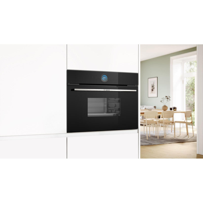 Bosch CDG714XB1 - Serie 8 - Inbouw stoomoven - 60 x 45 cm - Zwart