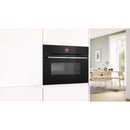 Bosch CMG7241B1 - Serie 8 - Compacte oven met magnetronfunctie - 60 x 45 cm - Zwart