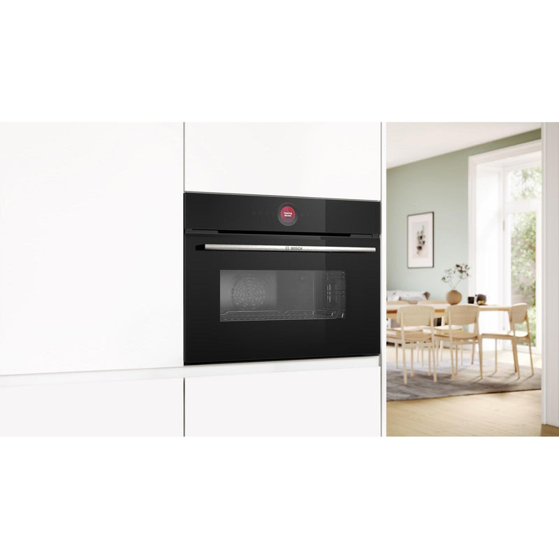 Bosch CMG7241B1 - Serie 8 - Compacte oven met magnetronfunctie - 60 x 45 cm - Zwart
