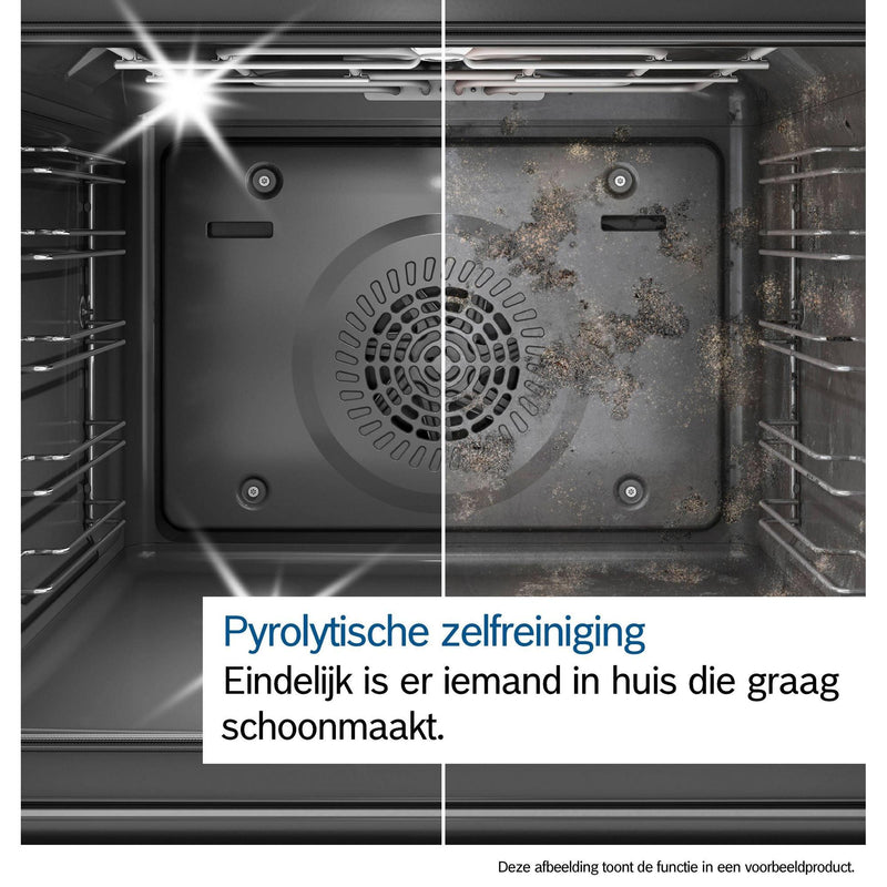 Bosch HBG272EB3F - Serie 4 - Inbouwoven - 60 x 60 cm - Zwart