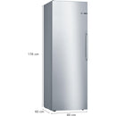 Bosch KSV33VLEP - Serie 4 - Koelkast - 176 x 60 cm - metal look