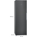 Siemens KS36VVXDP - iQ300 - Koelkast - 186 x 60 cm - Zwart