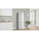 Bosch KGN362LAF - Serie 4 - koel-vriescombinatie - 186 x 60 cm - metal look - Total No Frost