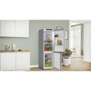 Bosch KGN362LAF - Serie 4 - koel-vriescombinatie - 186 x 60 cm - metal look - Total No Frost