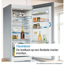 Bosch KGN39AIAU - Serie 6 - koel-vriescombinatie - 203 x 60 cm - Geborsteld staal AntiFingerprint - Total No Frost