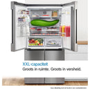 Bosch KGN86VIEA - Serie 4 - Koel-vriescombinatie - 186 x 86 cm - Geborsteld staal AntiFingerprint - Total No Frost