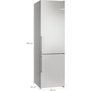 Bosch KGN39VLCT - Serie 4 - Koel-vriescombinatie - 203 x 60 cm - metal look - Total No Frost