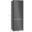 Siemens KG49N4XAF - iQ500 - Koel-vriescombinatie - 203 x 70 cm - Zwart geborsteld staal anti-fingerprint - Total noFrost