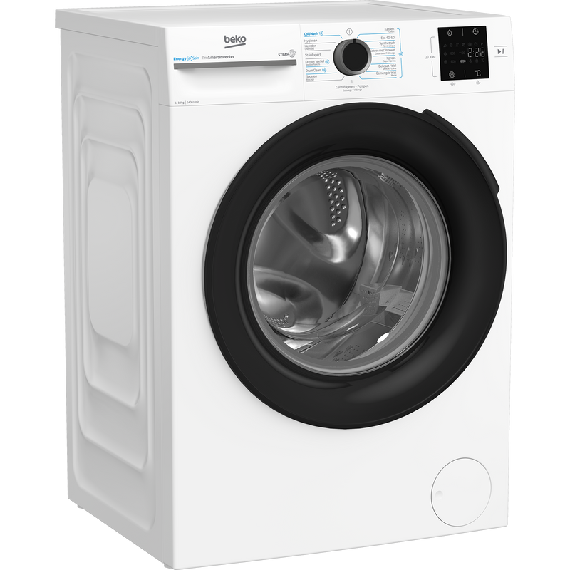 Beko BM3WFT31041W - Wasmachine EnergySpin - 10 kg - Wit