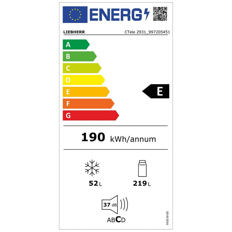 Liebherr CTele 2931-26 - Koel-vriescombinatie - Inox