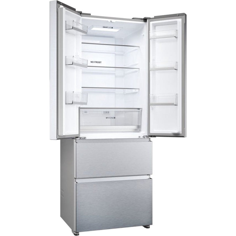 Haier HFR5719ENMG - Koel-vriescombinatie - inox