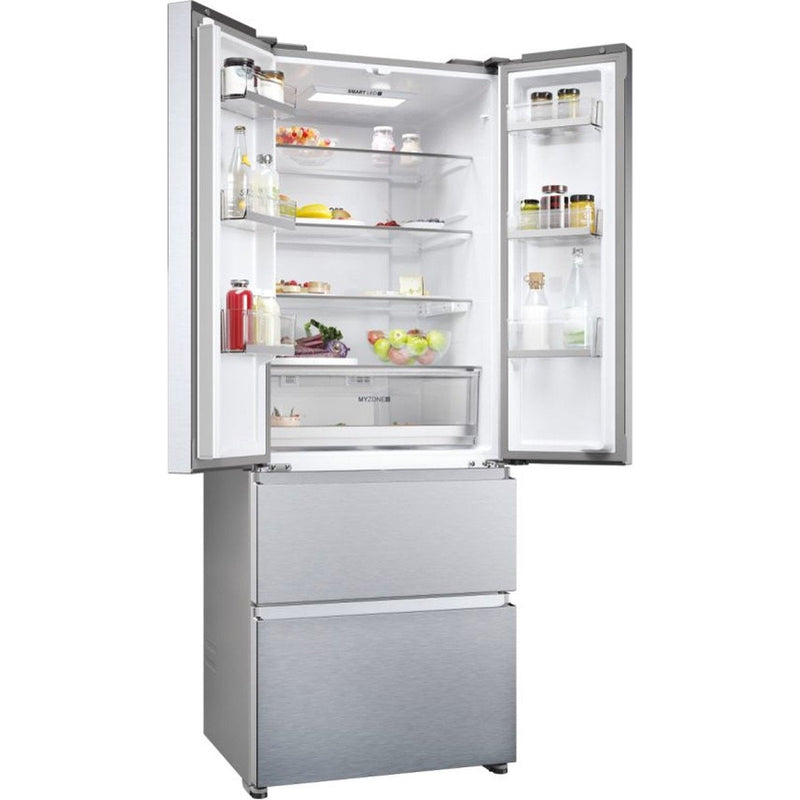 Haier HFR5719ENMG - Koel-vriescombinatie - inox