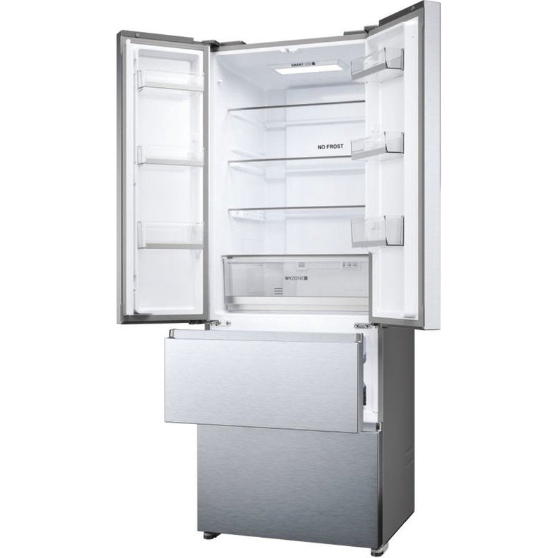 Haier HFR5719ENMG - Koel-vriescombinatie - inox