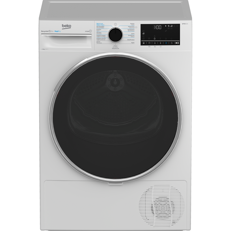 Beko B5T68247C0 - Warmptepompdroger - 8 Kg - Wit