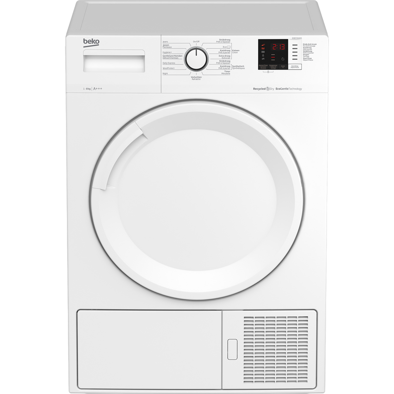 Beko DH8733GA01 - Warmtepompdroger - 8 Kg - Wit