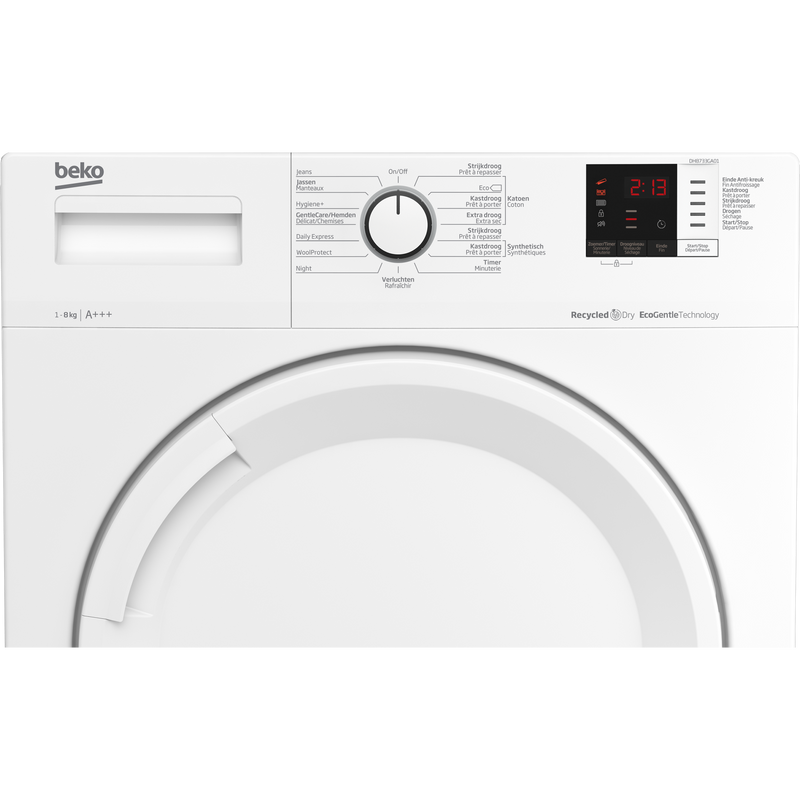 Beko DH8733GA01 - Warmtepompdroger - 8 Kg - Wit