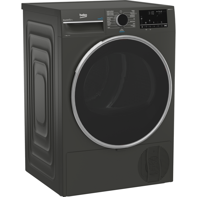 Beko B5T68259M - Warmtepompdroger - 8 Kg - Antraciet