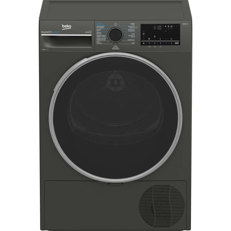 Beko B5T69247TM - Warmptepompdroger - 9 Kg - Antraciet