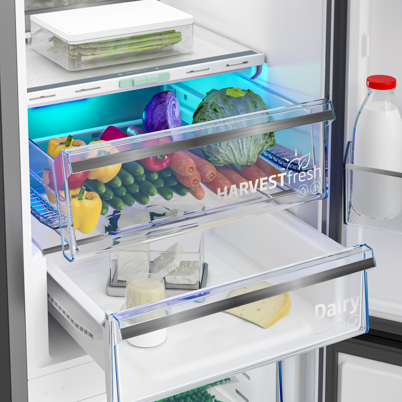 Beko B5RCNE406LXBRW - Koel-vriescombinatie - Harvestfresh - Inox