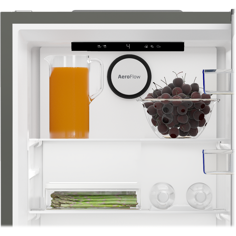 Beko B5RCNA406HG - Koel-vriescombinatie - Harvestfresh - Manhattan grijs