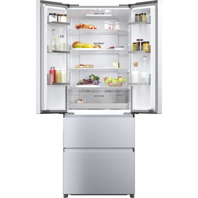 Haier HFR5719ENMG - Koel-vriescombinatie - inox